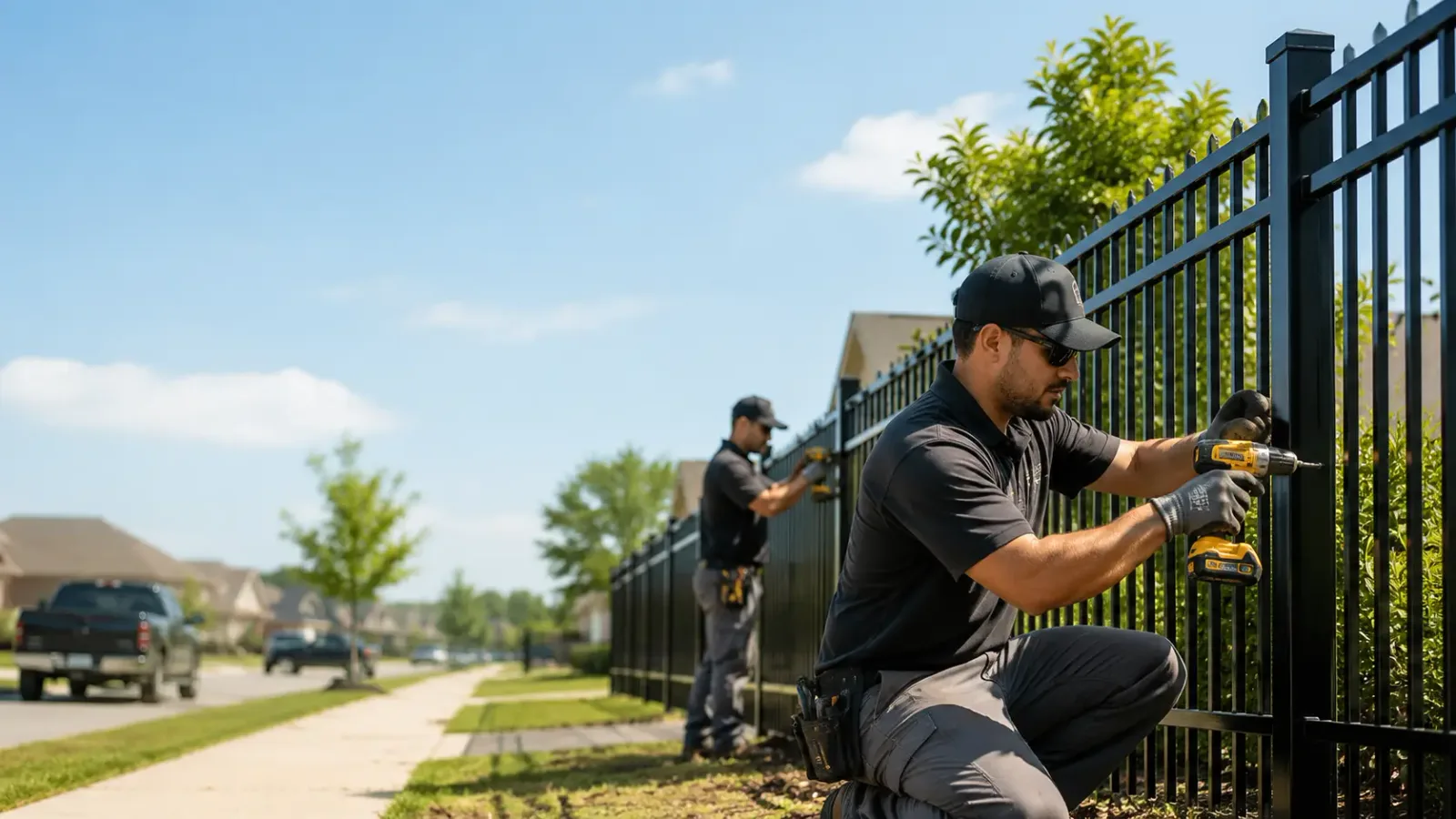 Metal Fence Installation in Denver, IN